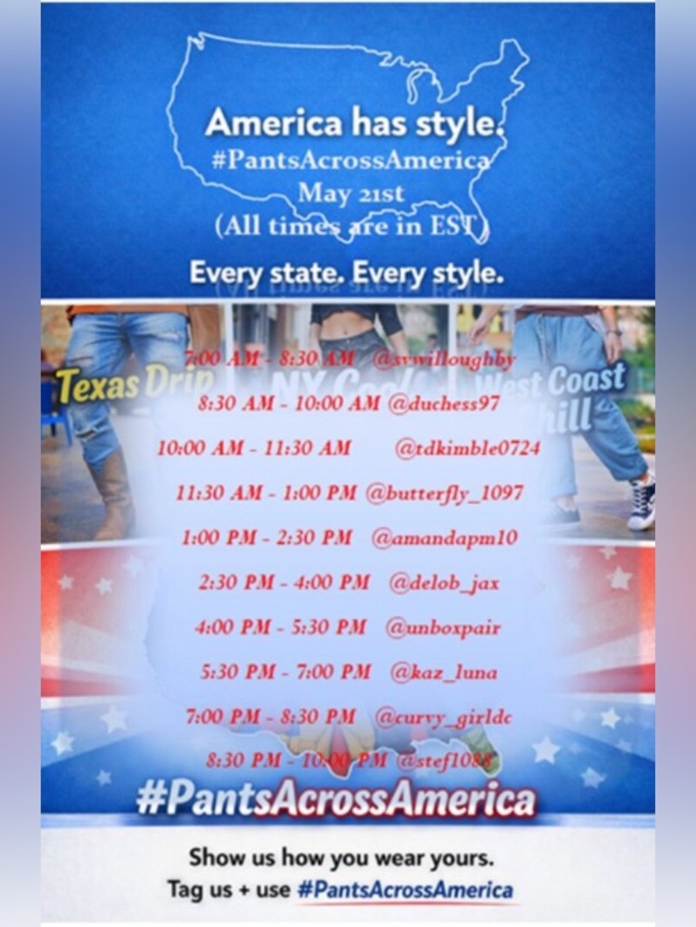 #PantsAcrossAmerica Train May 21st 7AM EST- THE FIRST STATE- Delaware With SV!